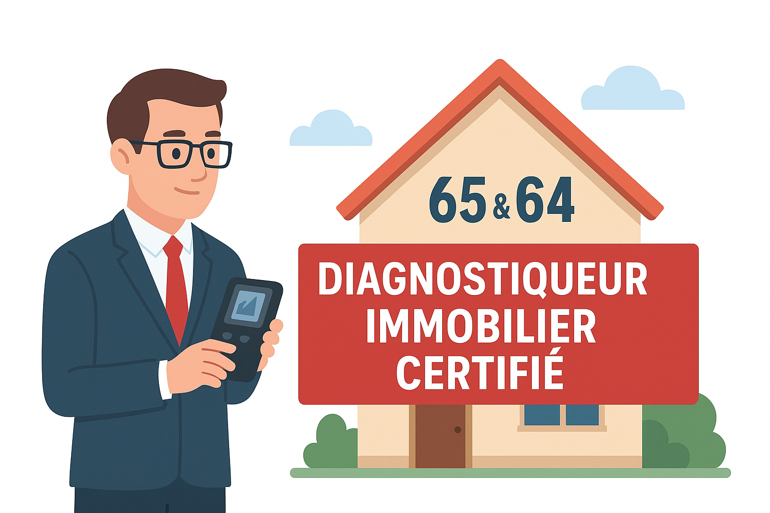 Expert en diagnostics immobiliers certifiés dans le 65 et le 64 – DPE, amiante, plomb, électricité, gaz